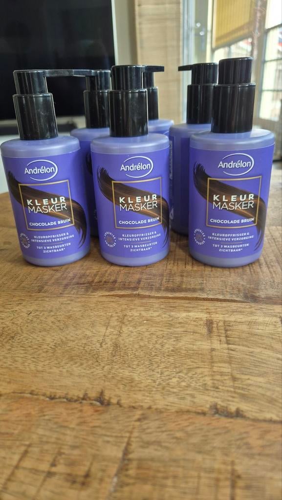 Andrelon kleurmasker chocolade bruin, Ophalen of Verzenden, Nieuw, Haarspeld
