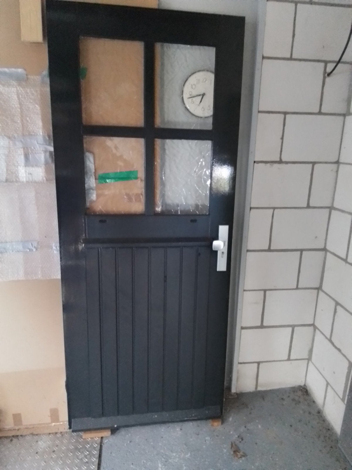 houten voordeur bieden vanaf 50,00 euro., Ophalen, Gebruikt, Buitendeur, 200 tot 215 cm