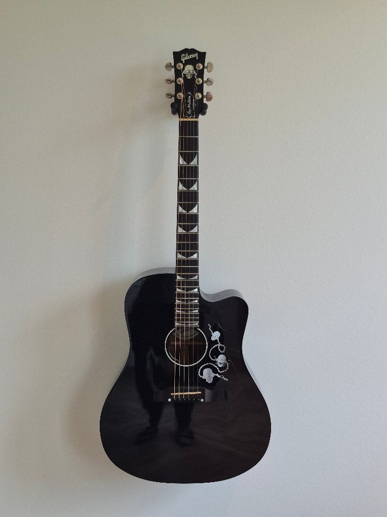 Gibson Dave Mustaine Songwriter Ebony, Ophalen, Zo goed als nieuw, Western- of Steelstringgitaar, Met koffer