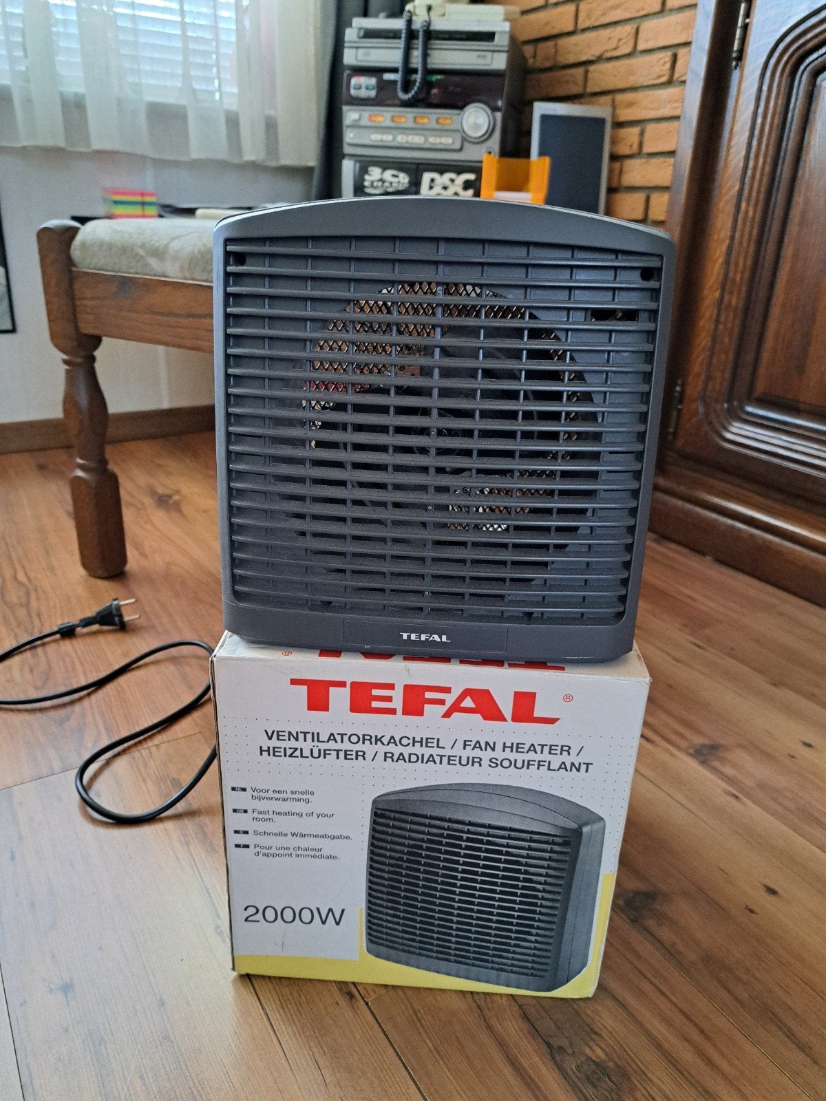 Super mooie tefal ventilatorkachel voor winter of zomer, Ophalen, Gebruikt, Overige soorten, Elektrisch