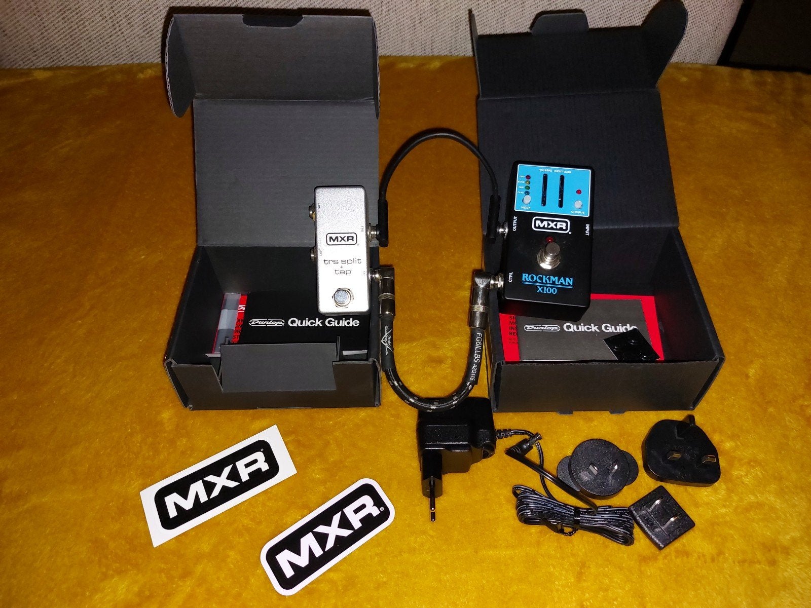 MXR Rockman X100 en TRS Split + Tap, Ophalen of Verzenden, Zo goed als nieuw, Multi-effect
