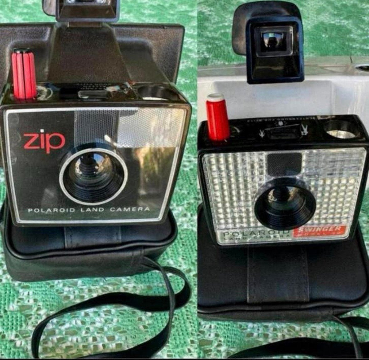 2X vintage Polaroid Camera ZIP & SWINGER, Audio, Tv en Foto, Fotocamera's Analoog, Ophalen of Verzenden, Gebruikt, Polaroid, Polaroid