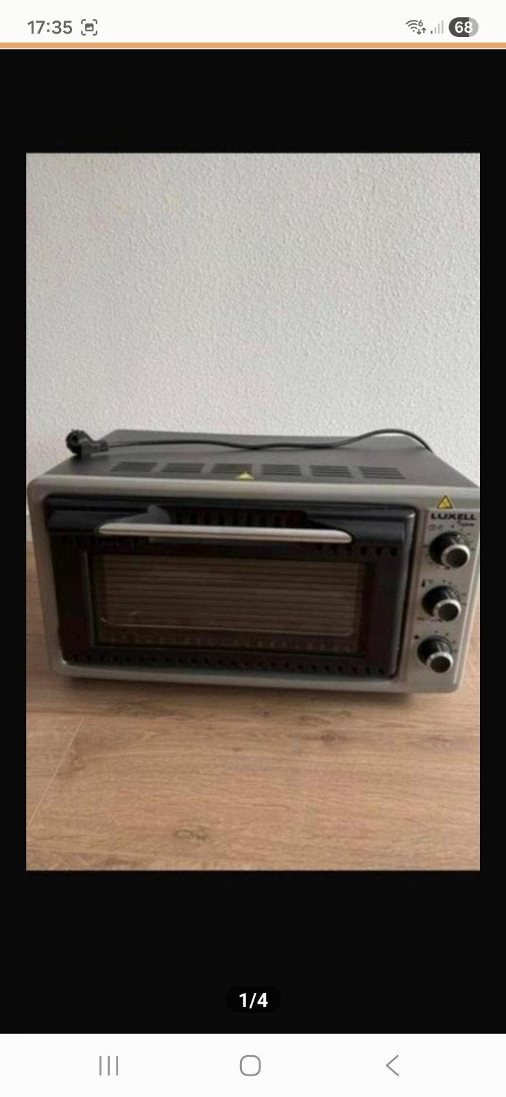 Luxell Mini Oven., Ophalen of Verzenden, Minder dan 45 cm