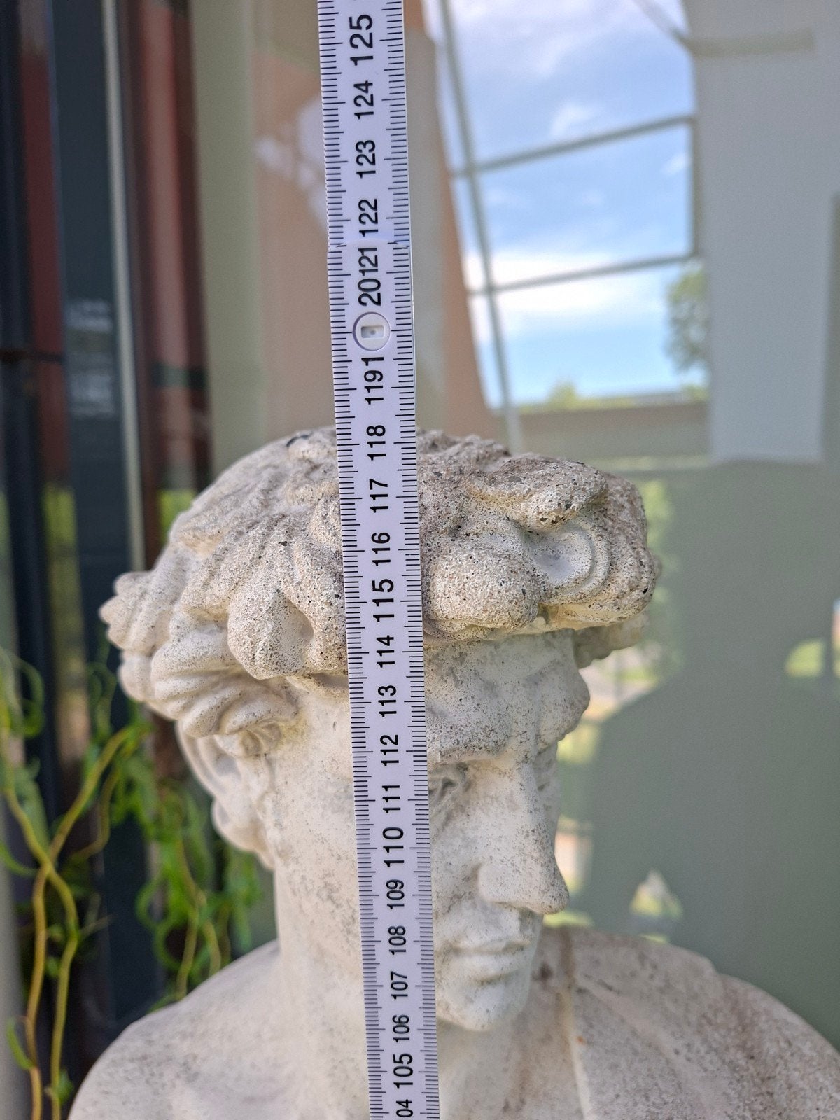 Griekse beelden voor buiten - David en Venus, Tuin en Terras, Tuinbeelden, Ophalen of Verzenden, Gebruikt, Beton, Mensenbeeld