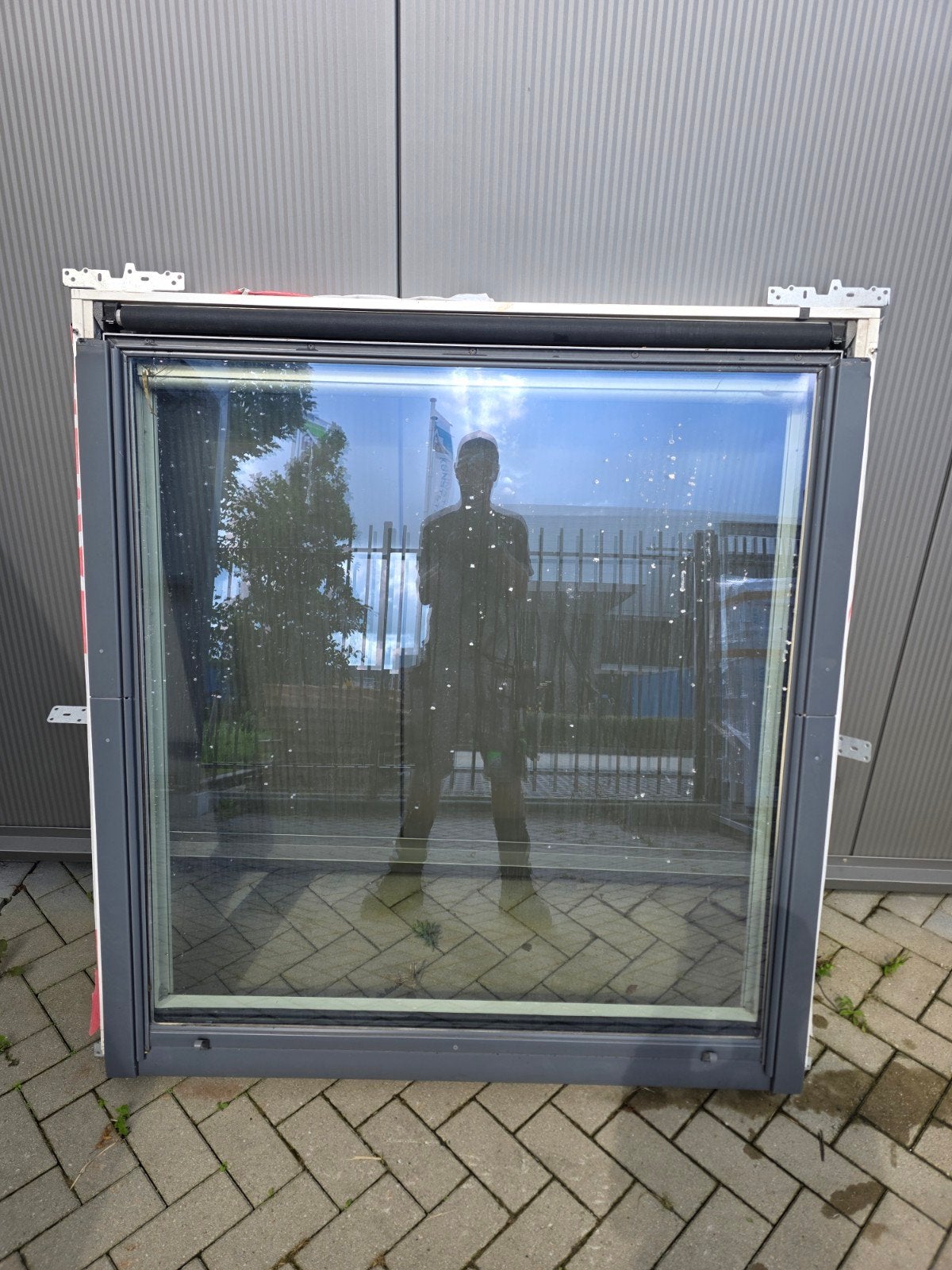 GGL UK08 Velux dakraam met verduistering en screen, Ophalen, Gebruikt, 80 tot 120 cm, 120 tot 160 cm