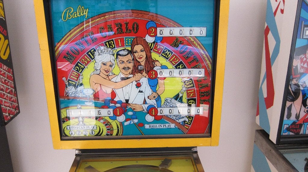 Te koop Flipperkast Monte Carlo, Ophalen, Gebruikt, Mechanisch, Bally