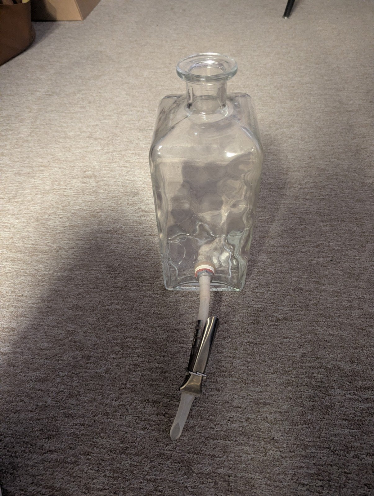 Glazen fles met kraan - Ideaal voor drankdispenser, Ophalen, Gebruikt