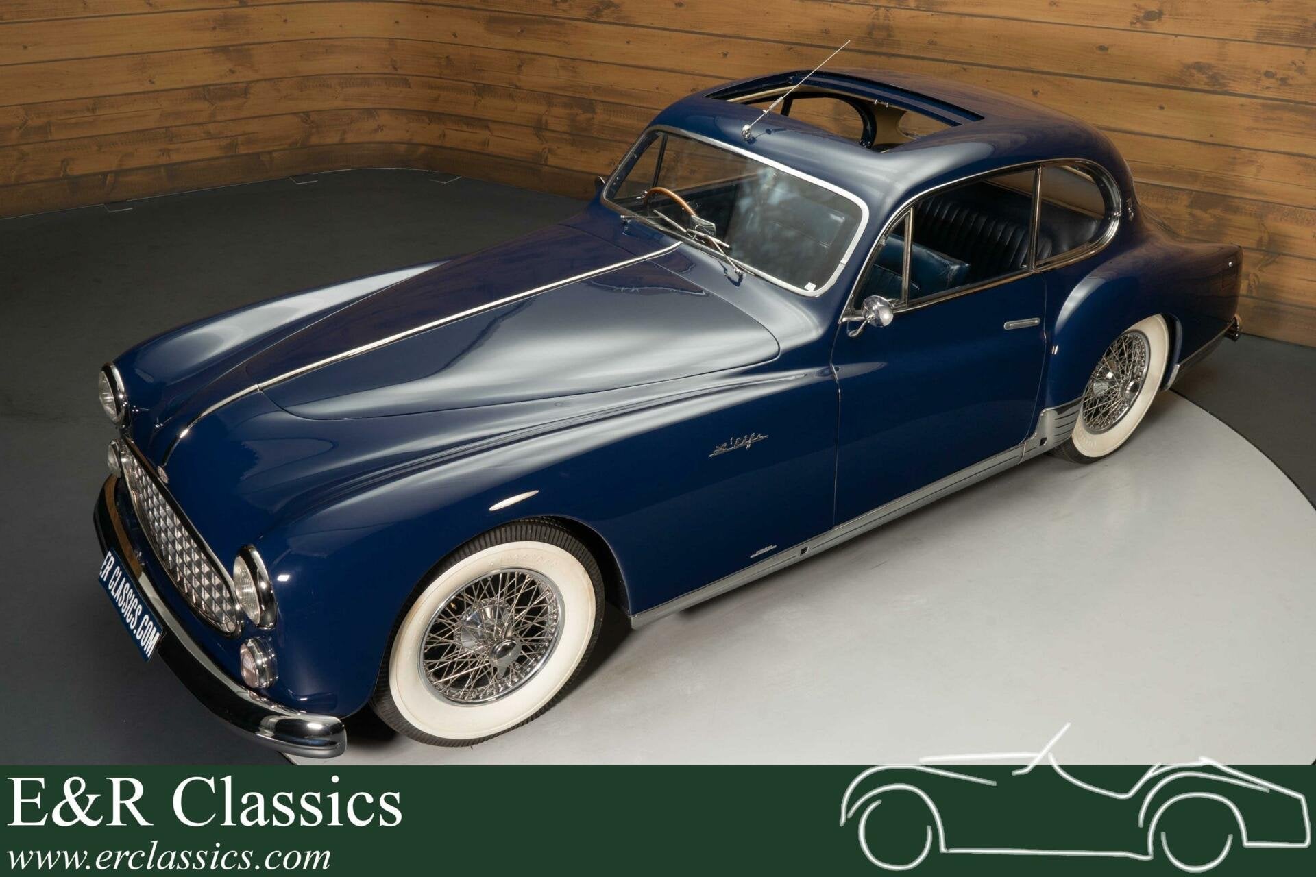 Delahaye 235 L’Elfe by Figoni | € 200.000 Restauratie |, Auto's, Achterwielaandrijving, Leder, Bedrijf, Handgeschakeld