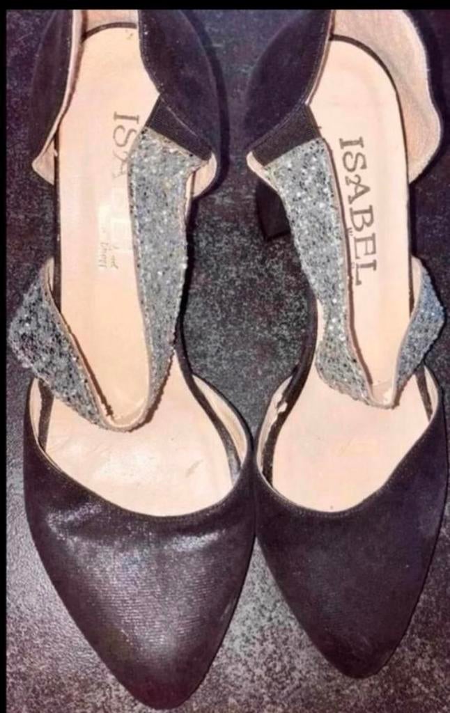 Prinsessen schoentjes NIEUW! Maat 37, Zwart, Nieuw, Sandalen of Muiltjes, Ophalen of Verzenden