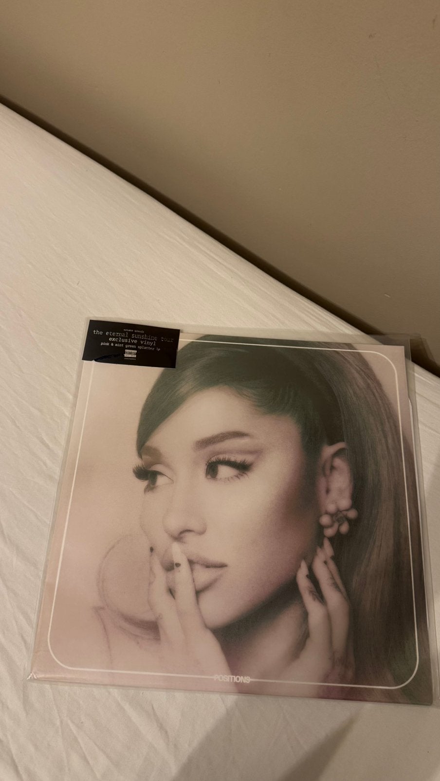 Ariana grande positions tour vinyl, Cd's en Dvd's, Ophalen of Verzenden, Zo goed als nieuw