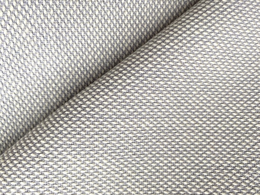 Kvadrat Steelcut Trio 3 105; creme/wit/lila; meubelstof, Wol, 120 cm of meer, Wit, Nieuw