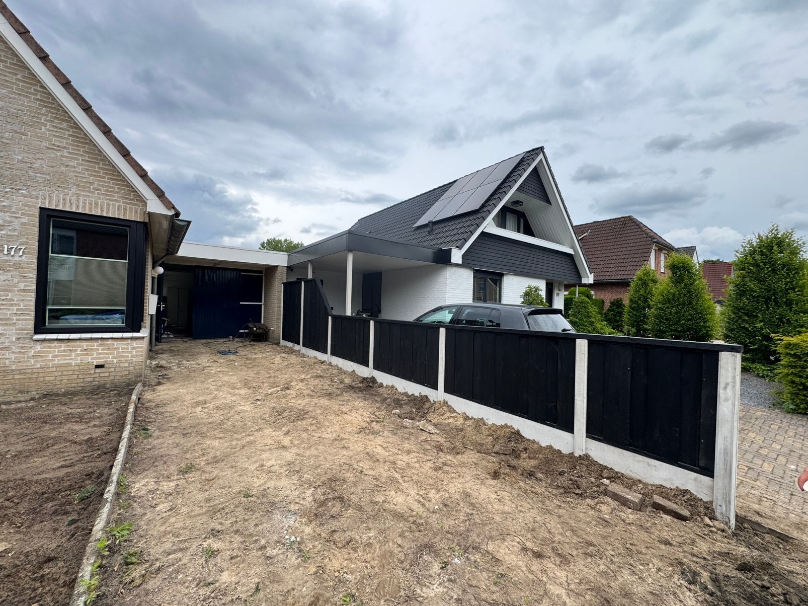 Hout Beton Schuttingen va €108/m incl. montage