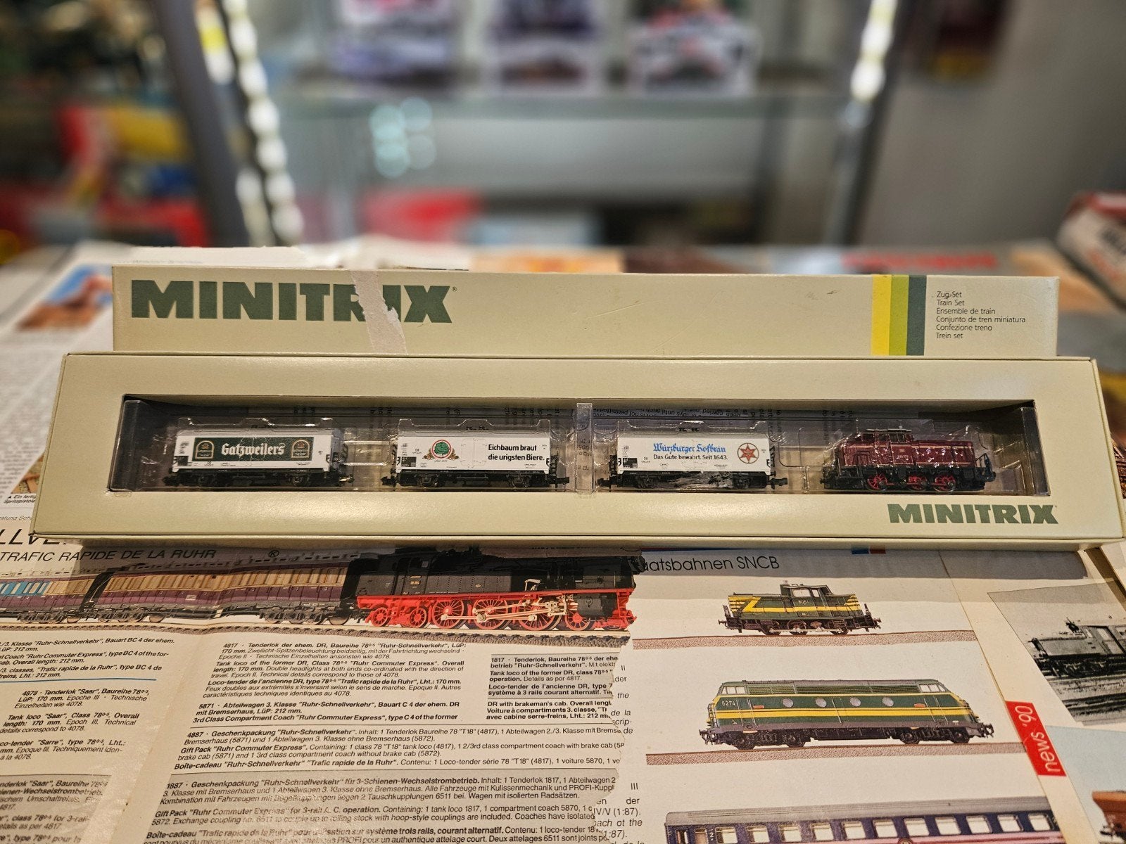Minitrix set 11031, Treinset, Gelijkstroom, Trix, Ophalen of Verzenden