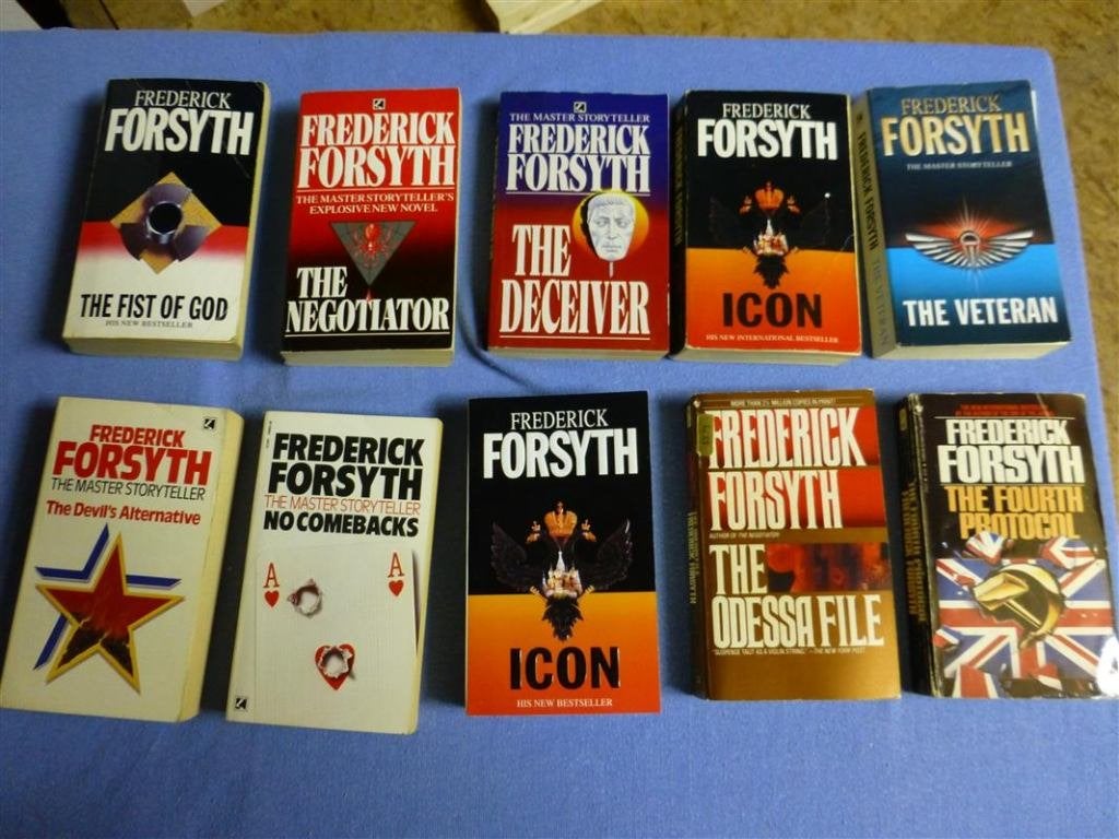 Engelstalige TOP thrillers : Forsyth, Ludlum, e.v.a, Ophalen, Gelezen, Amerika