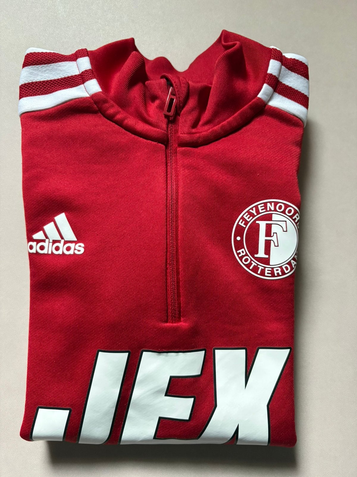 Adidas Feyenoord trainingsjas maat 152 (11-12 jaar), Ophalen of Verzenden, Gebruikt, Feyenoord, Overige typen