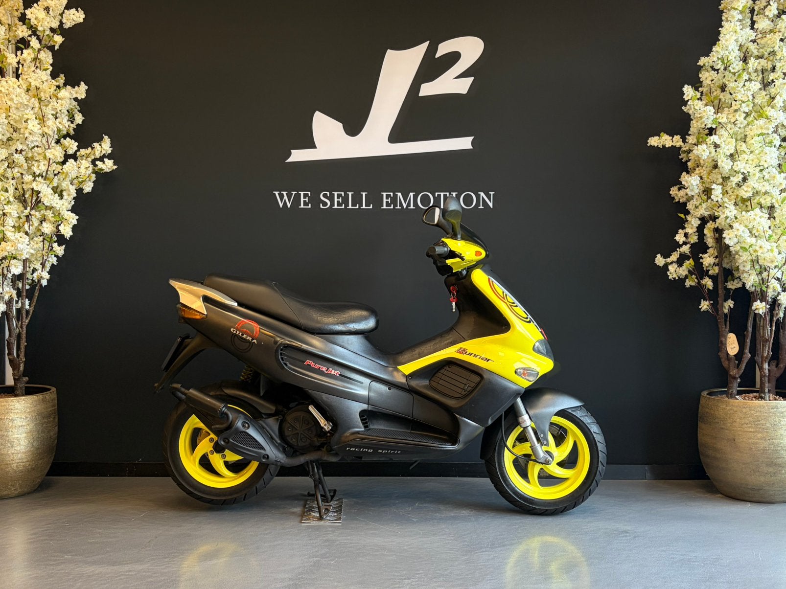 Gilera Runner 2t Dubbel Disc | Geel | Brom | 2003 | 12935 km, Gebruikt, Overige modellen, ., Ophalen of Verzenden