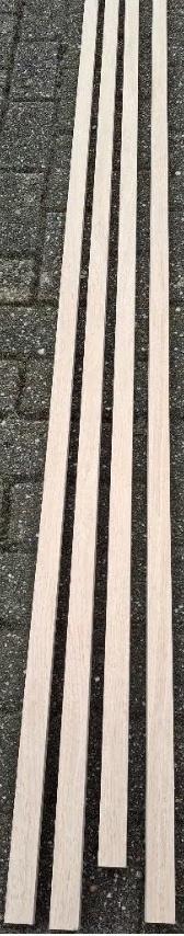 4 Stuks eindlatten voor wandpanelen, Ophalen, Nieuw