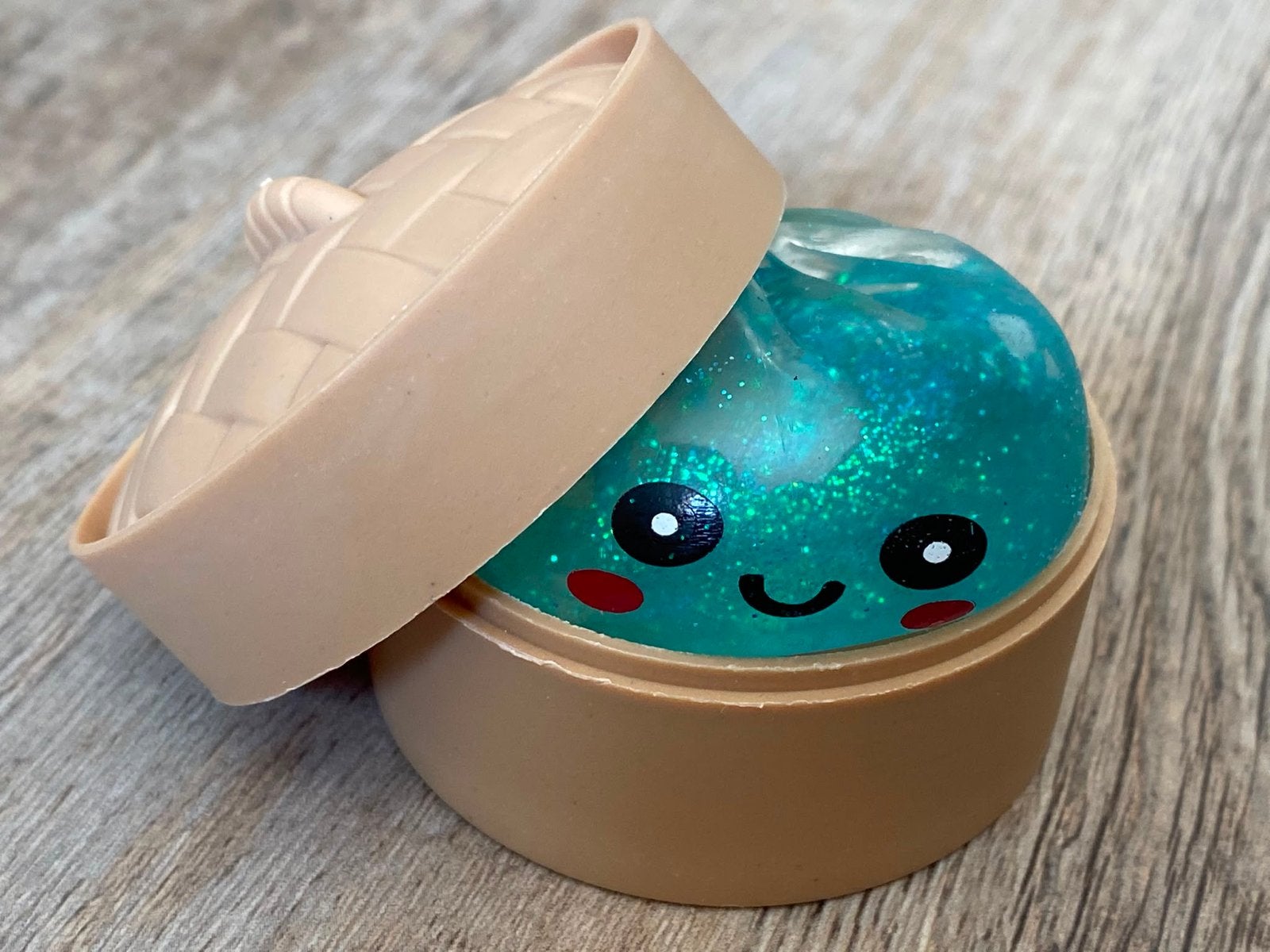 Squishy Dumpling Stressbal in Mandje - Anti-stress Speelgoed, Ophalen of Verzenden, Nieuw, Jongen of Meisje