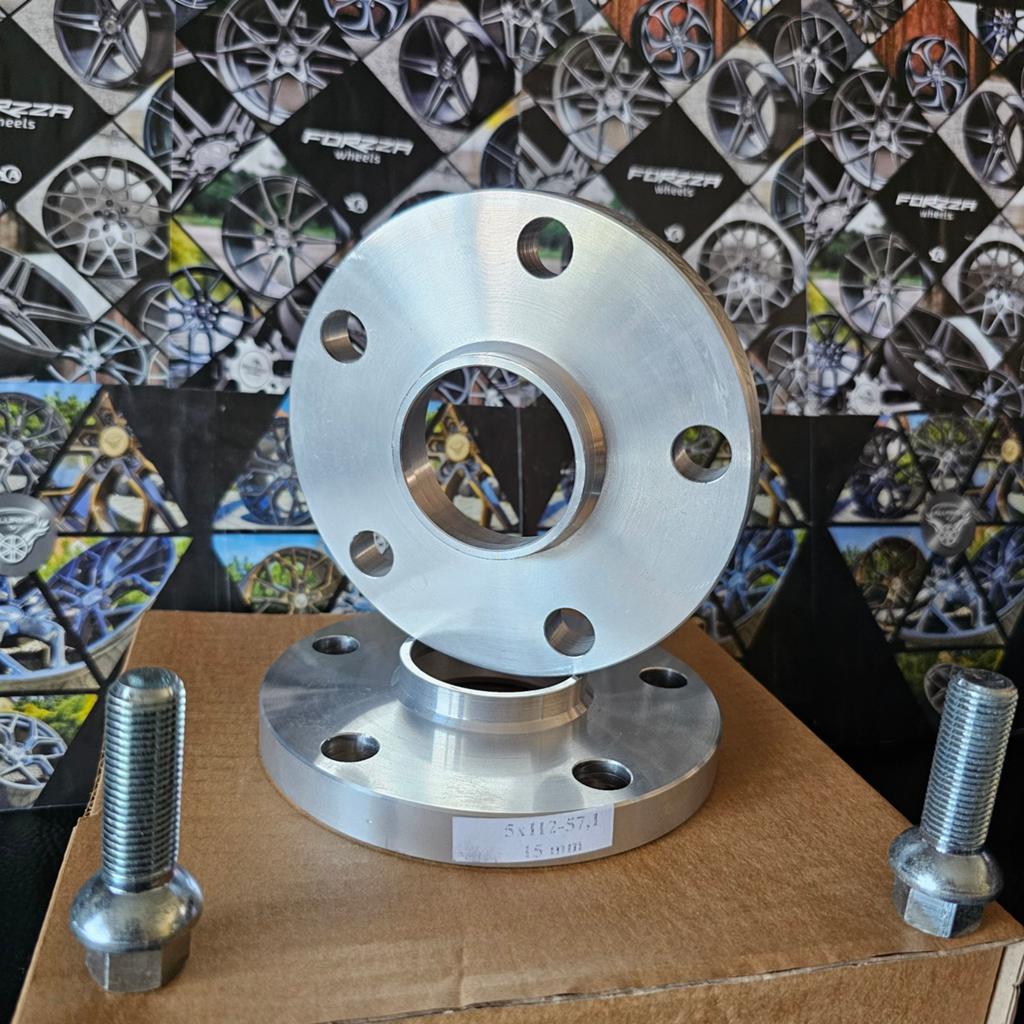 Spoorverbreders spacers vw Golf 7 5x112 57,1 15mm, Ophalen of Verzenden