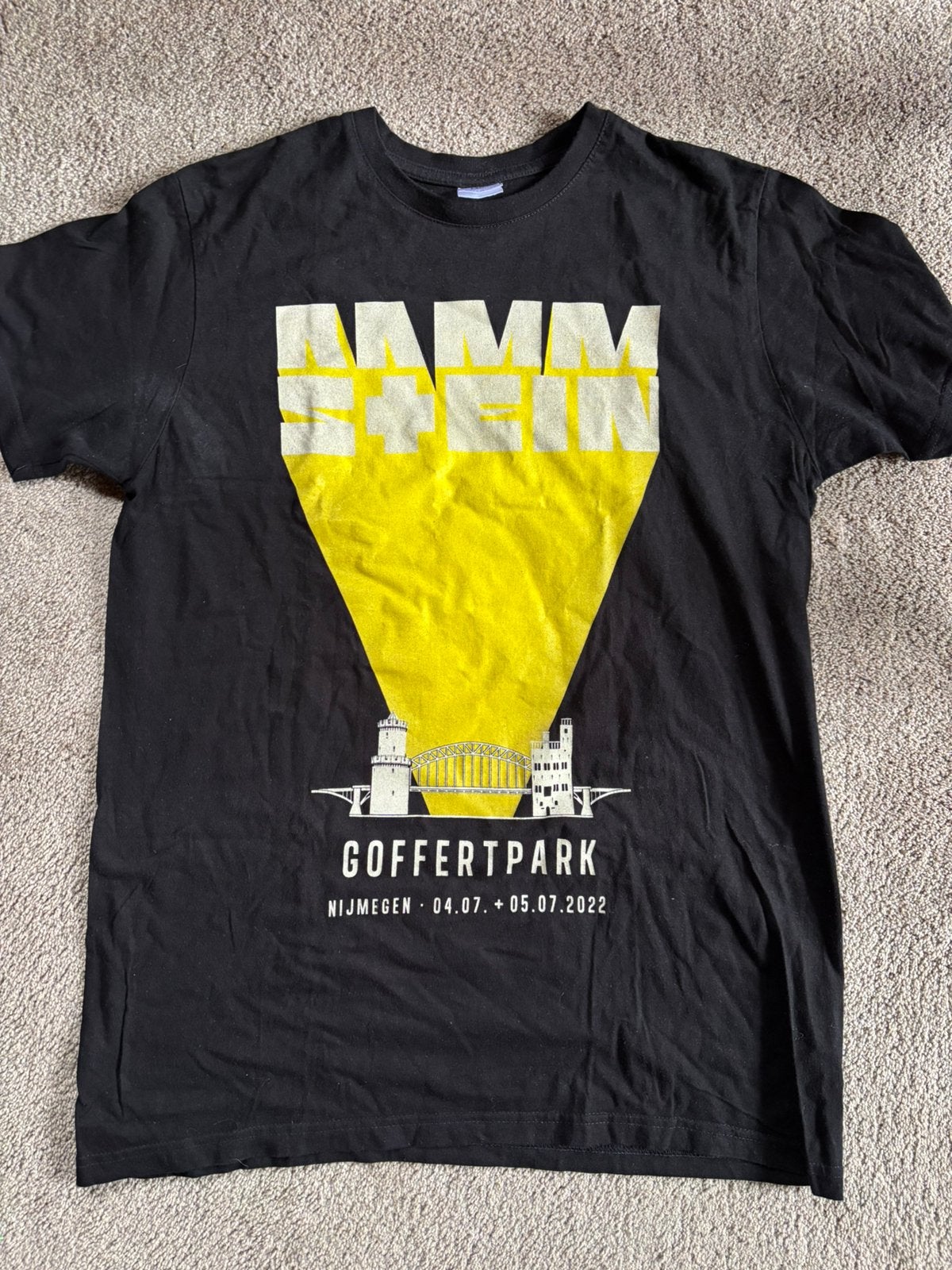 Rammstein tourshirt 2022 Nijmegen (Maat L. Nette staat!), Ophalen of Verzenden, Zo goed als nieuw, Kleding