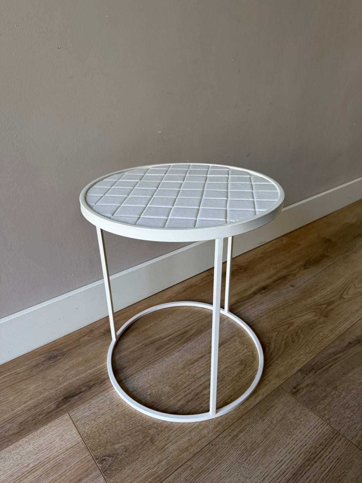 Zuiver bijzettafel, Ophalen, Minder dan 45 cm, Minder dan 55 cm, Rond