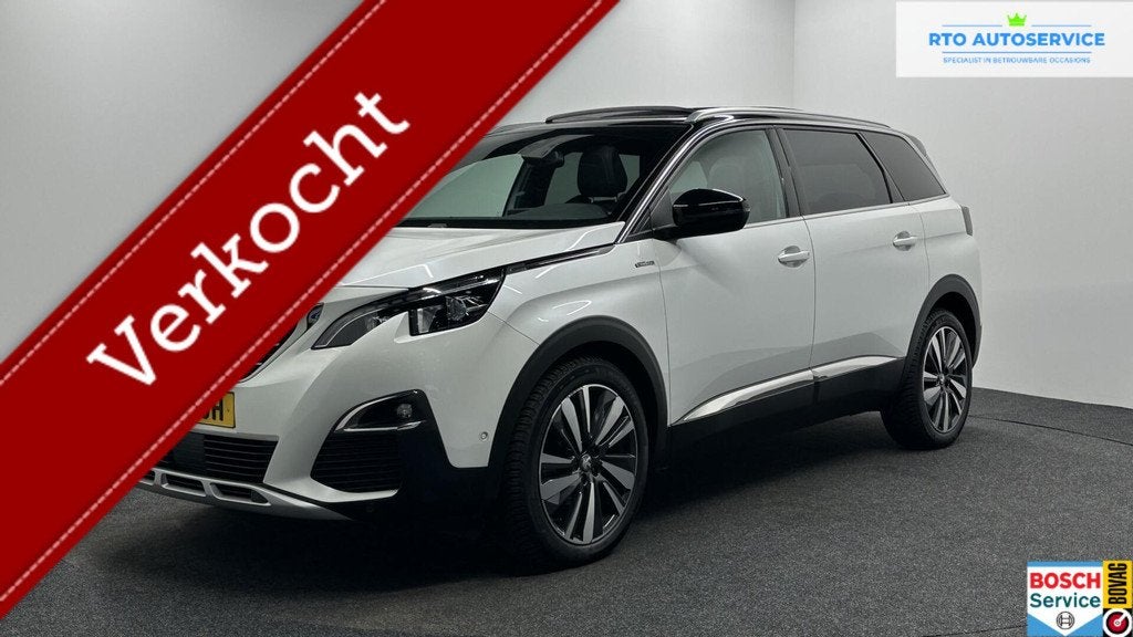 Peugeot 5008 1.2 PureTech GT-Line Avantage PANO LEER CAMERA, Auto's, Peugeot, Bedrijf, Te koop, ABS, Adaptive Cruise Control, Airbags