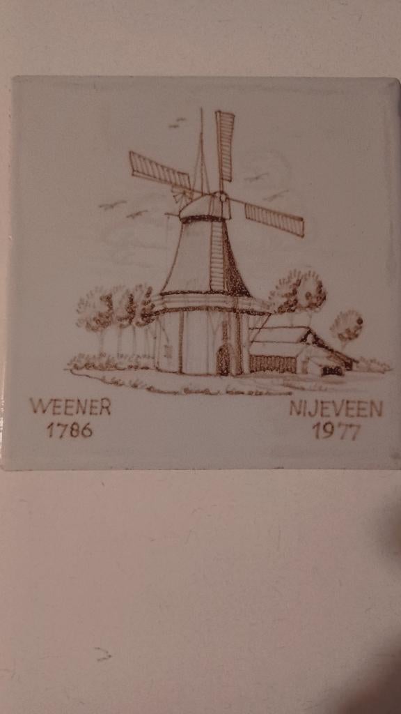 Tegel,  Weener 1786 Nijeveen, Huis en Inrichting, Ophalen of Verzenden, Nieuw