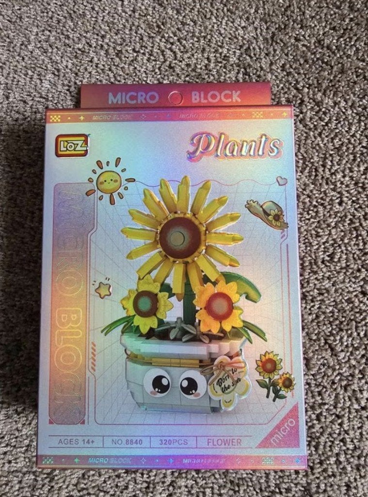 LOZ Micro Blocks Zonnebloem Bouwpakket - Nieuw, Ophalen of Verzenden, Nieuw