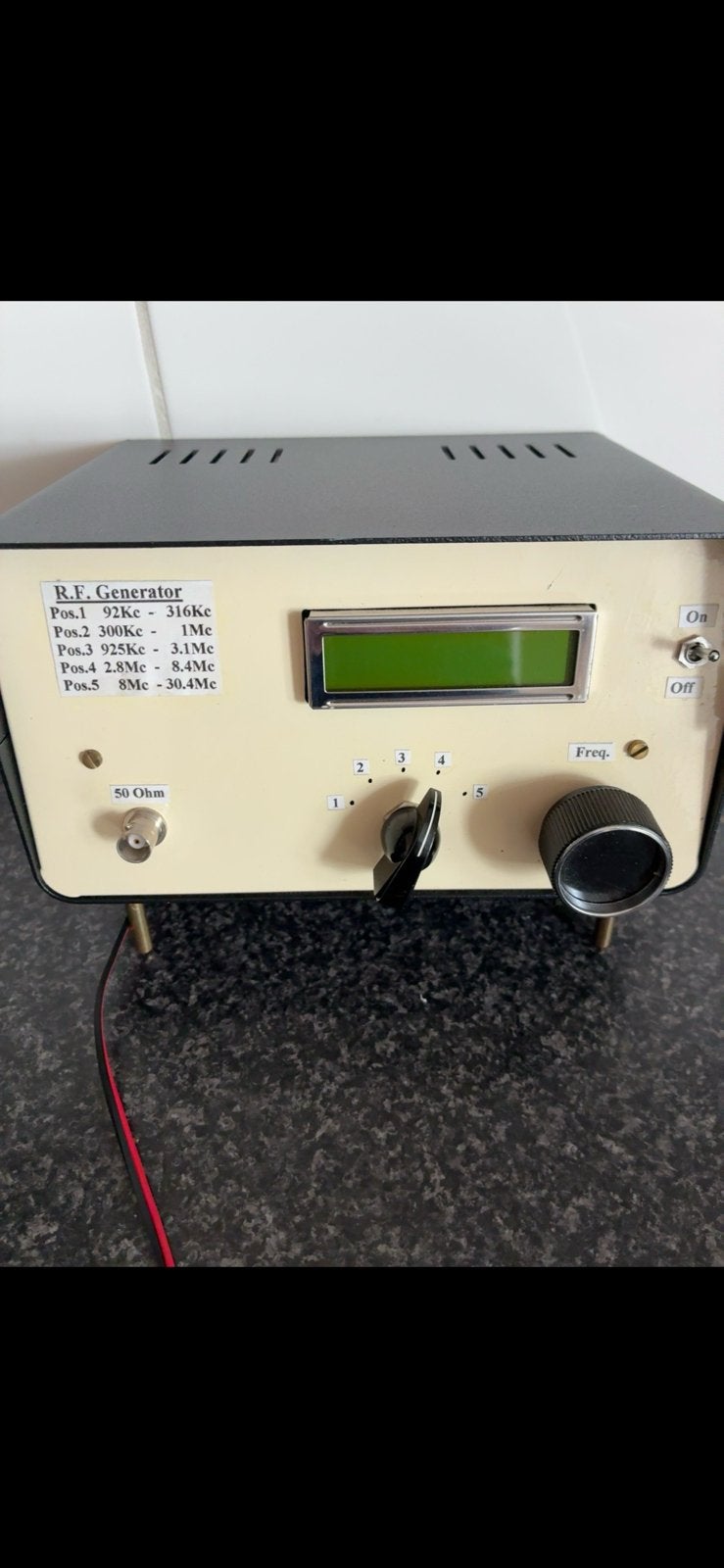 Rf-signaalgenerator met sweepgenerator, Ophalen of Verzenden, Zo goed als nieuw