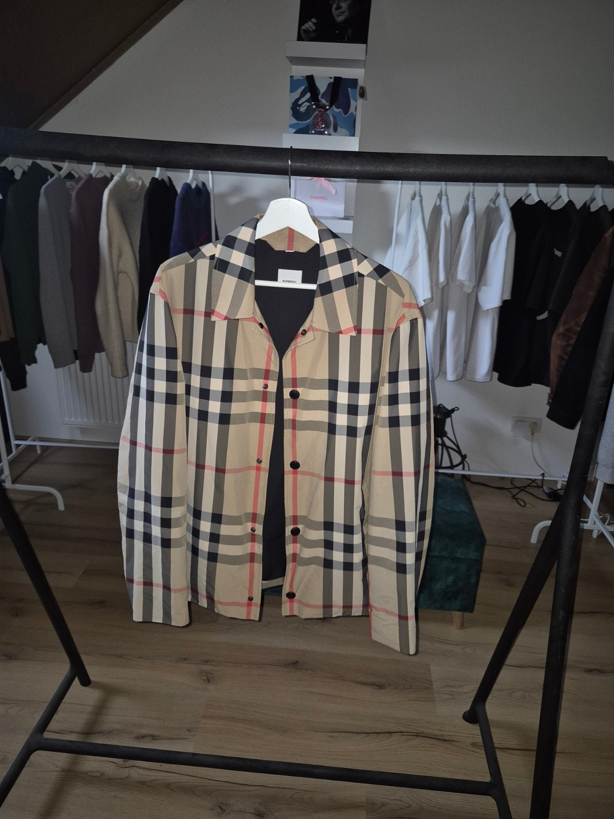 Burberry jas "maat M", Kleding | Heren, Overhemden, Ophalen of Verzenden, Zo goed als nieuw, Beige, Burberry