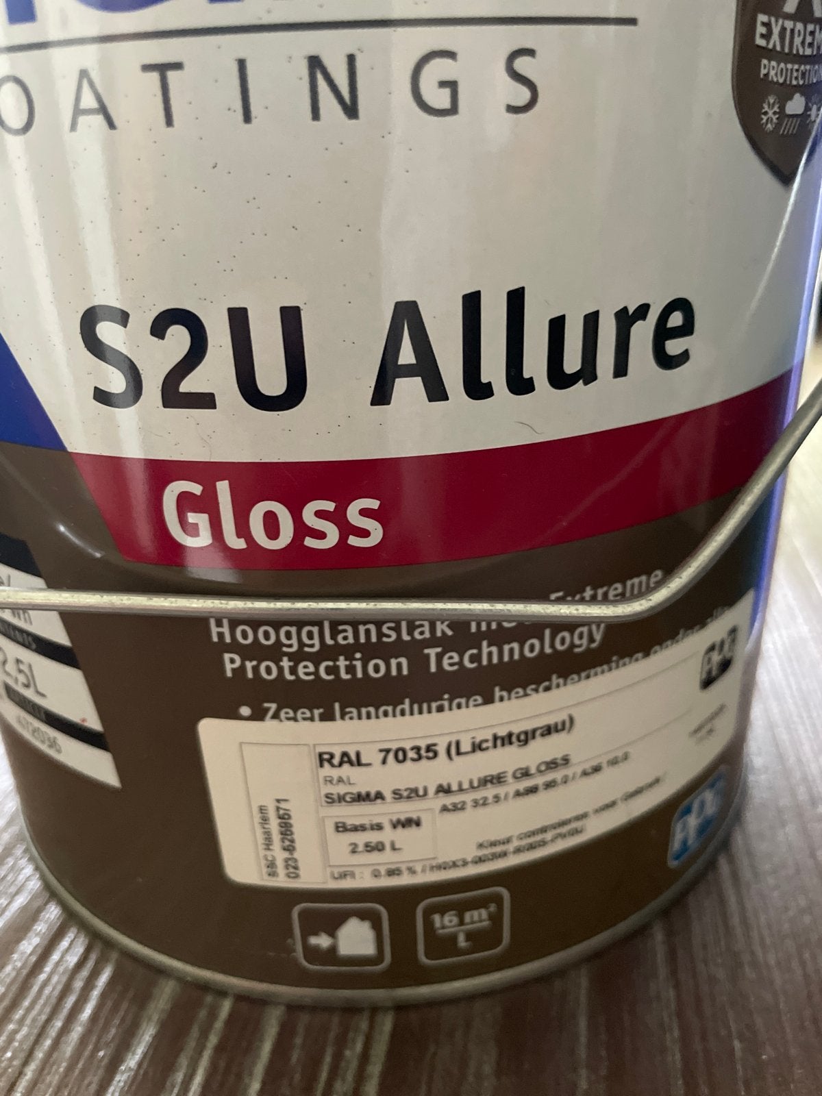 Sigma Allure Gloss & Semi-Gloss Verf (2x 2.5L), Doe-het-zelf en Verbouw, Nieuw, Ophalen of Verzenden, Verf, Grijs