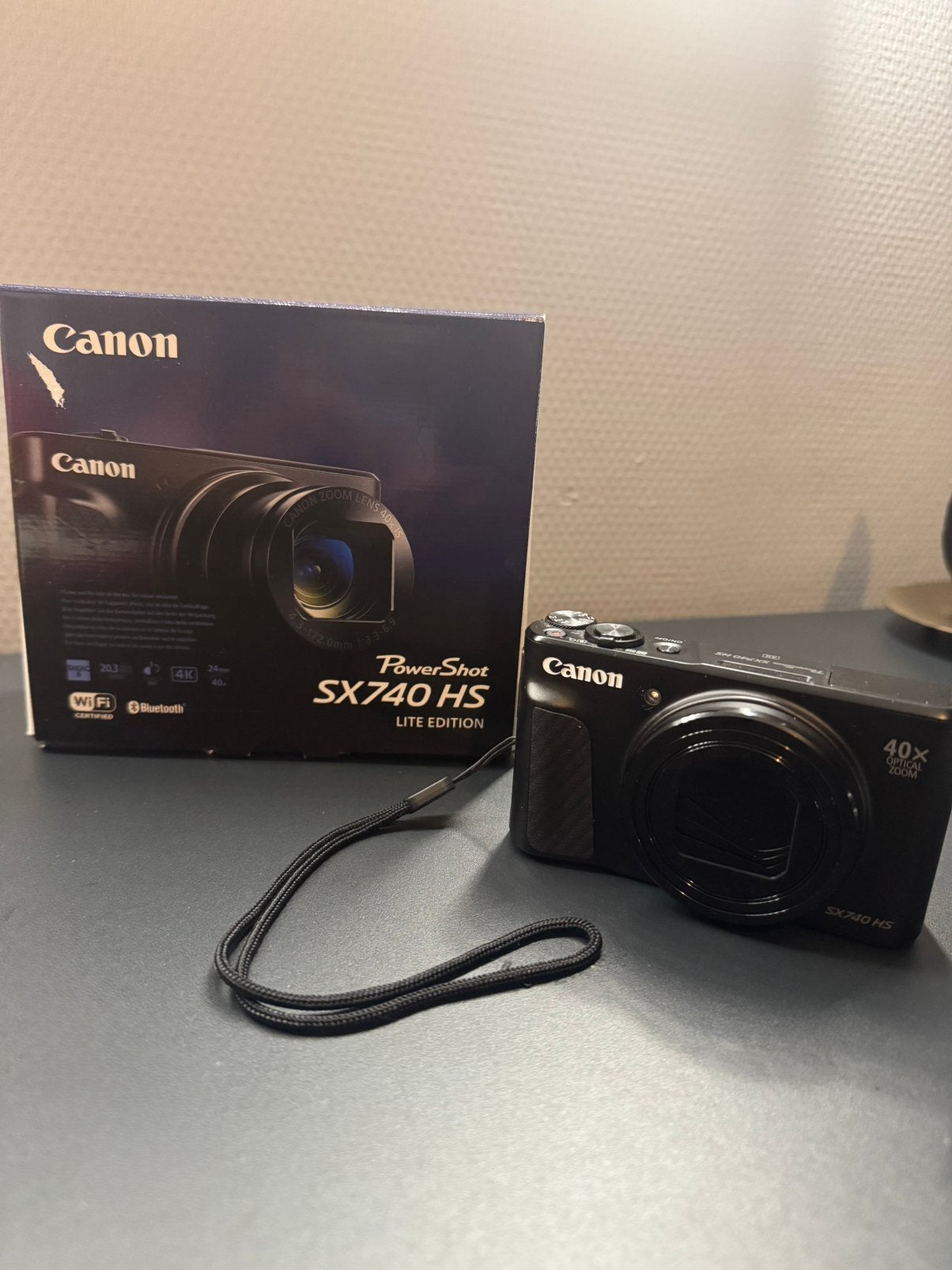 Canon PowerShot SX740 HS, Ophalen, Accu, Canon, Beeldstabilisatie