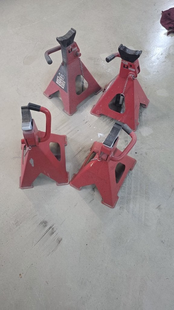 Autokrik steunen / jack stands – 5 stuks, Ophalen, Gebruikt