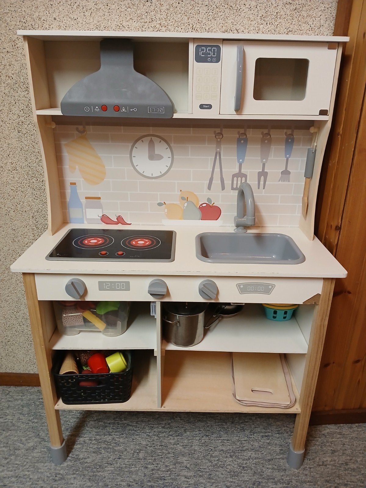 Kinder speelkeuken, Ophalen, Gebruikt, Ontdekken, Met licht
