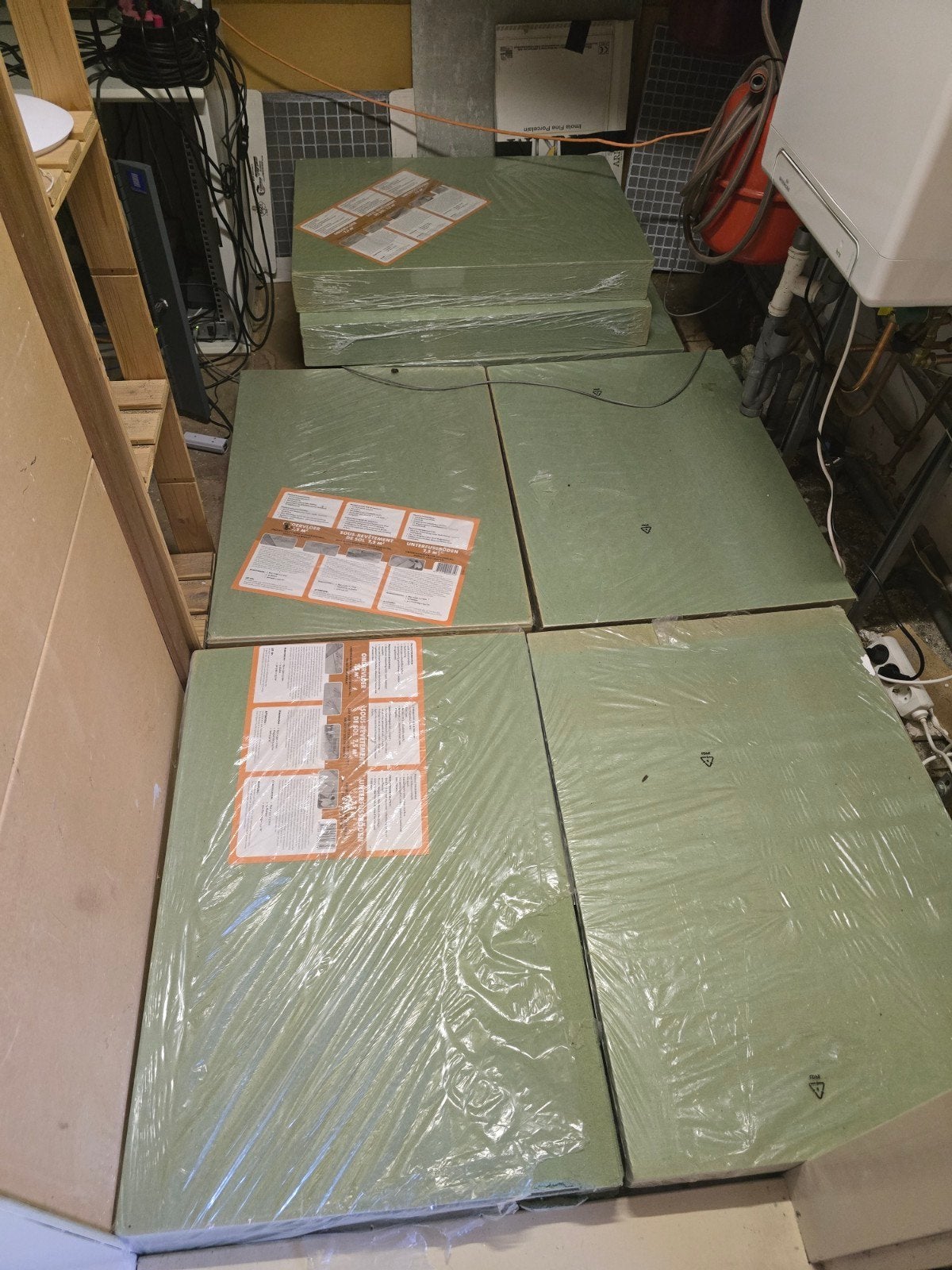 Ondervloerplaten 7,5 m² voor laminaat/parket, Ophalen, Overige materialen, 30 cm of meer, 50 tot 150 cm
