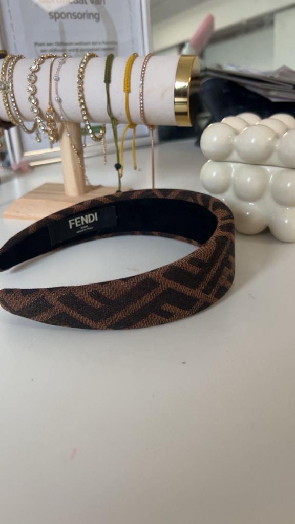 Fendi Haarband met FF-logo, Ophalen of Verzenden, Zo goed als nieuw