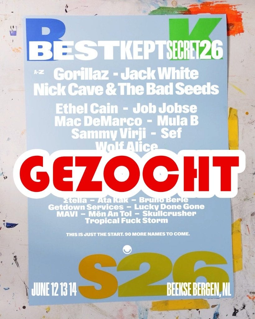 GEZOCHT: Best Kept Secret, Tickets en Kaartjes, Evenementen en Festivals, Eén persoon