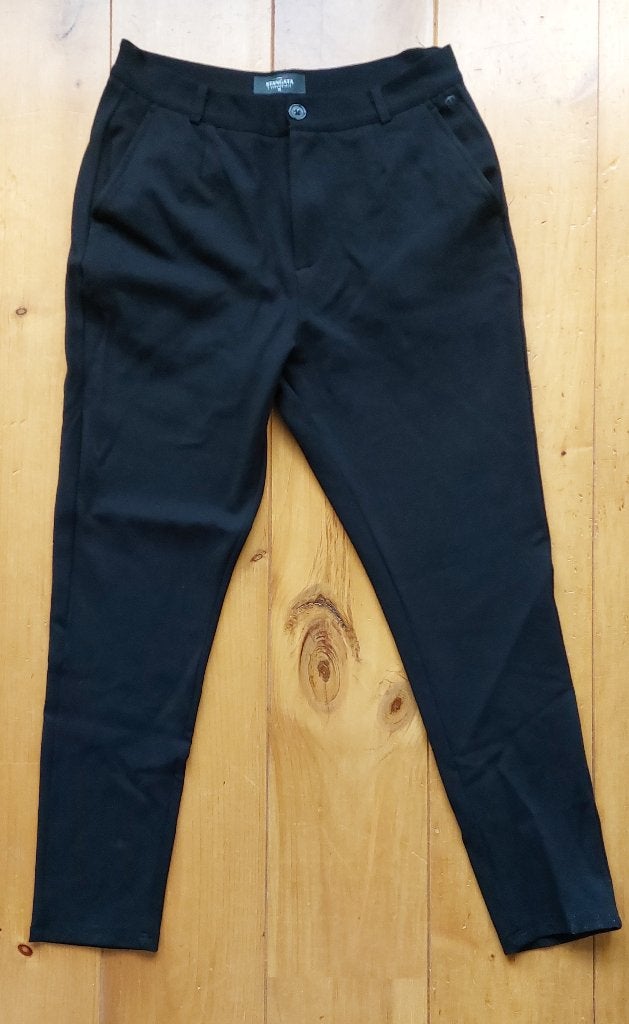 Stangata zgan zwarte Punta skinny fit pantalon maat M, elast, Kleding | Heren, Stangata, Maat 48/50 (M), Zwart, Ophalen of Verzenden