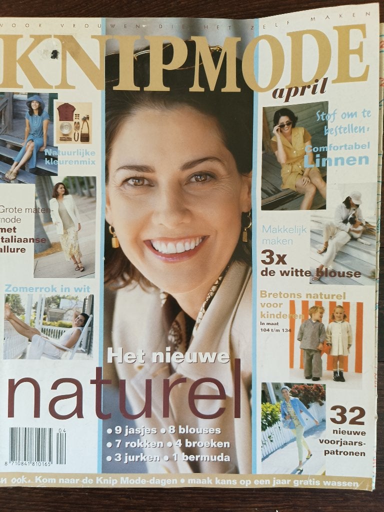 Knipmode april 1998, Overige typen, Vrouw, Ophalen of Verzenden, Zo goed als nieuw