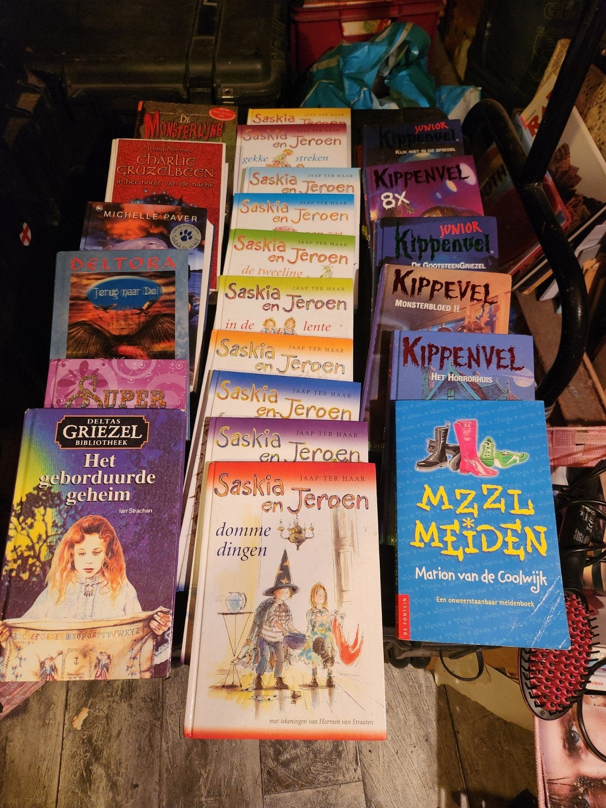 Grote collectie kinderboeken: Saskia & Jeroen, Kippenvel enz, Boeken, Kinderboeken | Jeugd | onder 10 jaar, Ophalen of Verzenden