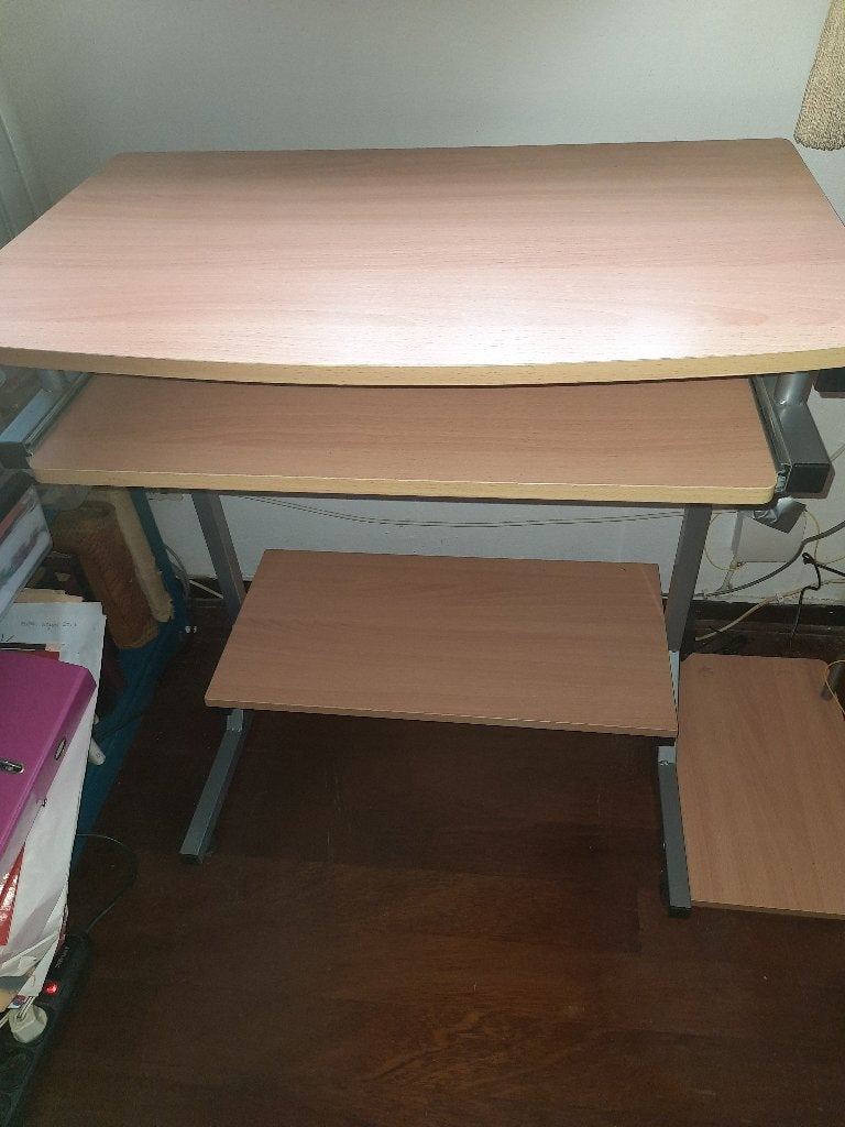 Computertafel, Ophalen, Gebruikt, Scandinavisch, Hout