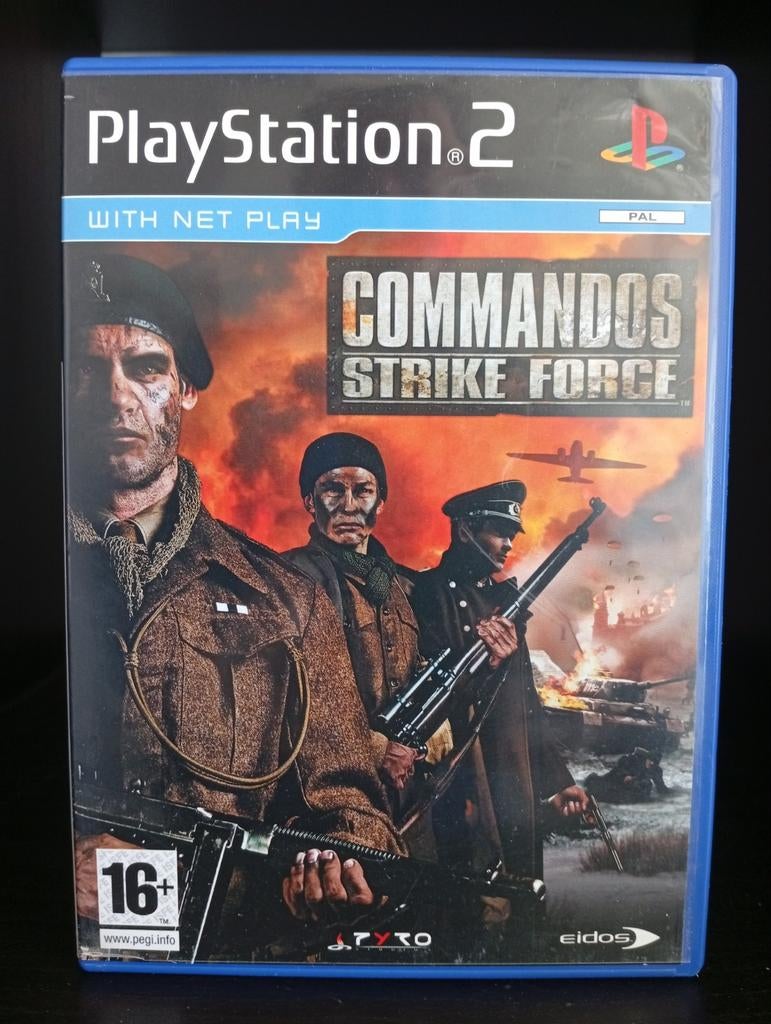 Commandos Strike Force - PlayStation 2 (PS2), Spelcomputers en Games, Games | Sony PlayStation 2, Online, Gebruikt, Shooter, 1 speler