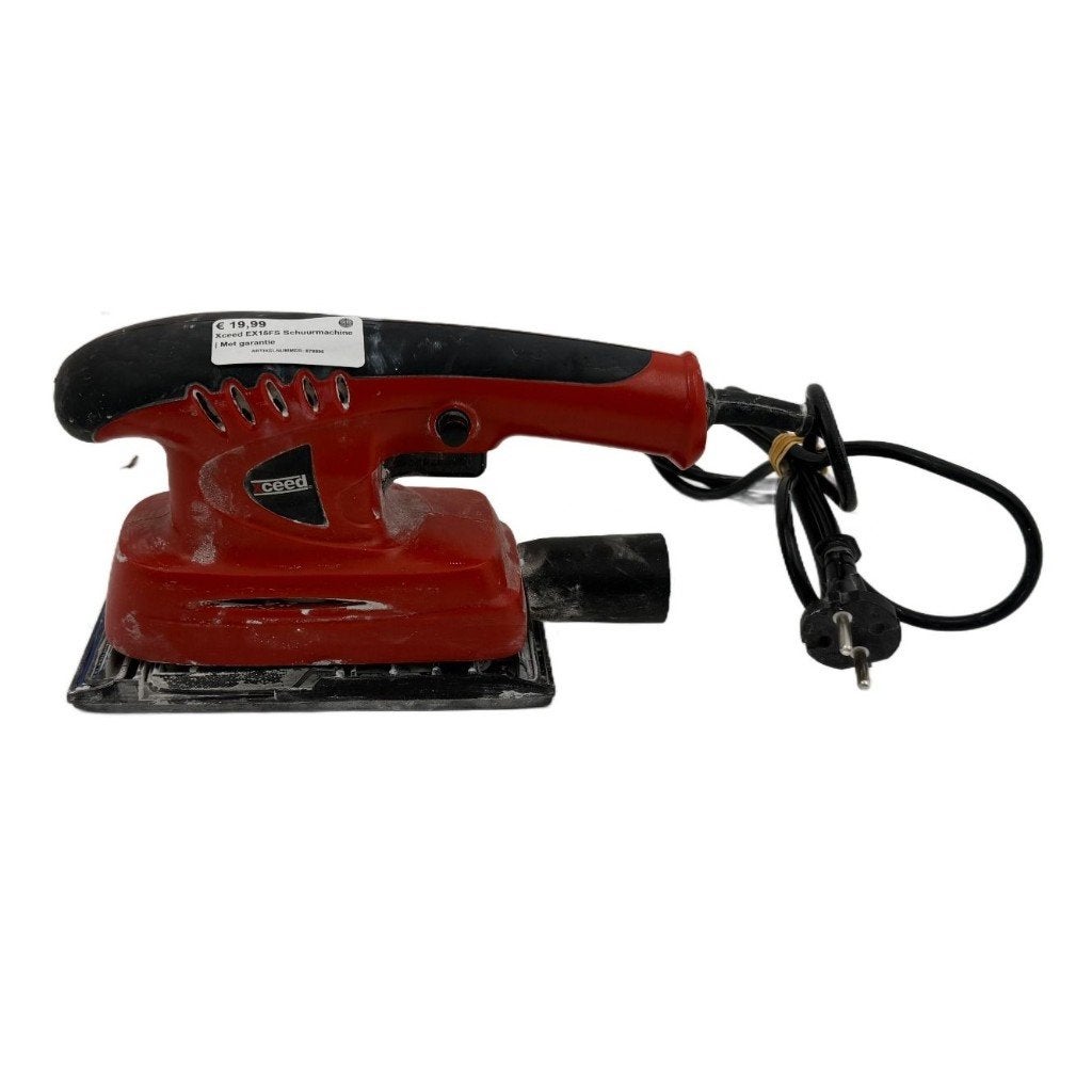Xceed EX15FS Schuurmachine | Met garantie, Doe-het-zelf en Verbouw, Dordrecht@usedproducts.nl, Toulonselaan 72, Ophalen of Verzenden