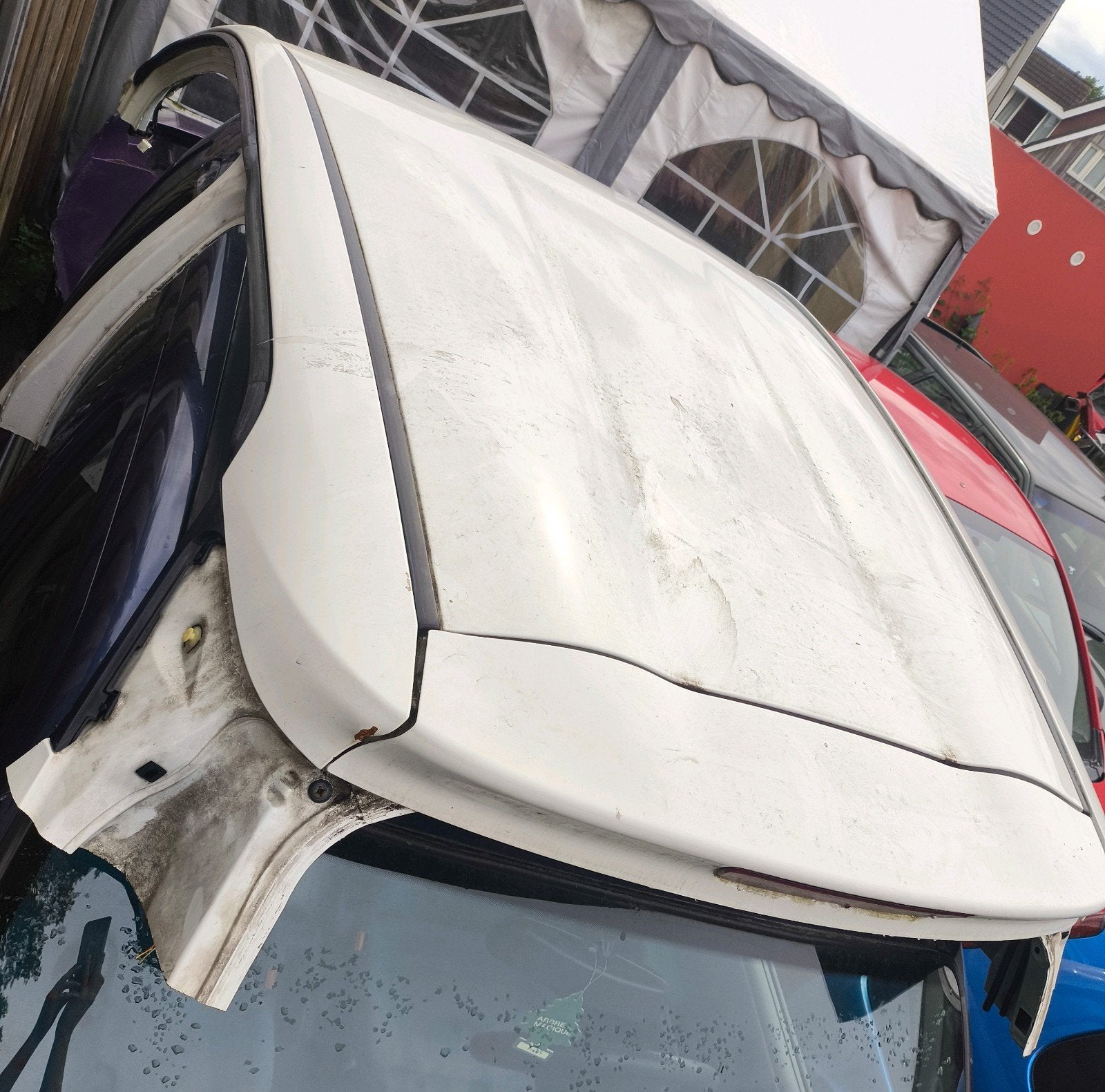 Toyota Aygo X-play Dak met hemel 2016-2020 wit schadevrij, Ophalen of Verzenden