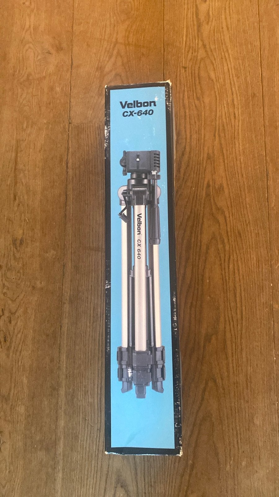 Velbon CX 640 Statief - Zo goed als nieuw, Audio, Tv en Foto, Fotografie | Statieven en Balhoofden, Ophalen, Velbon, Snelkoppelingsplaat