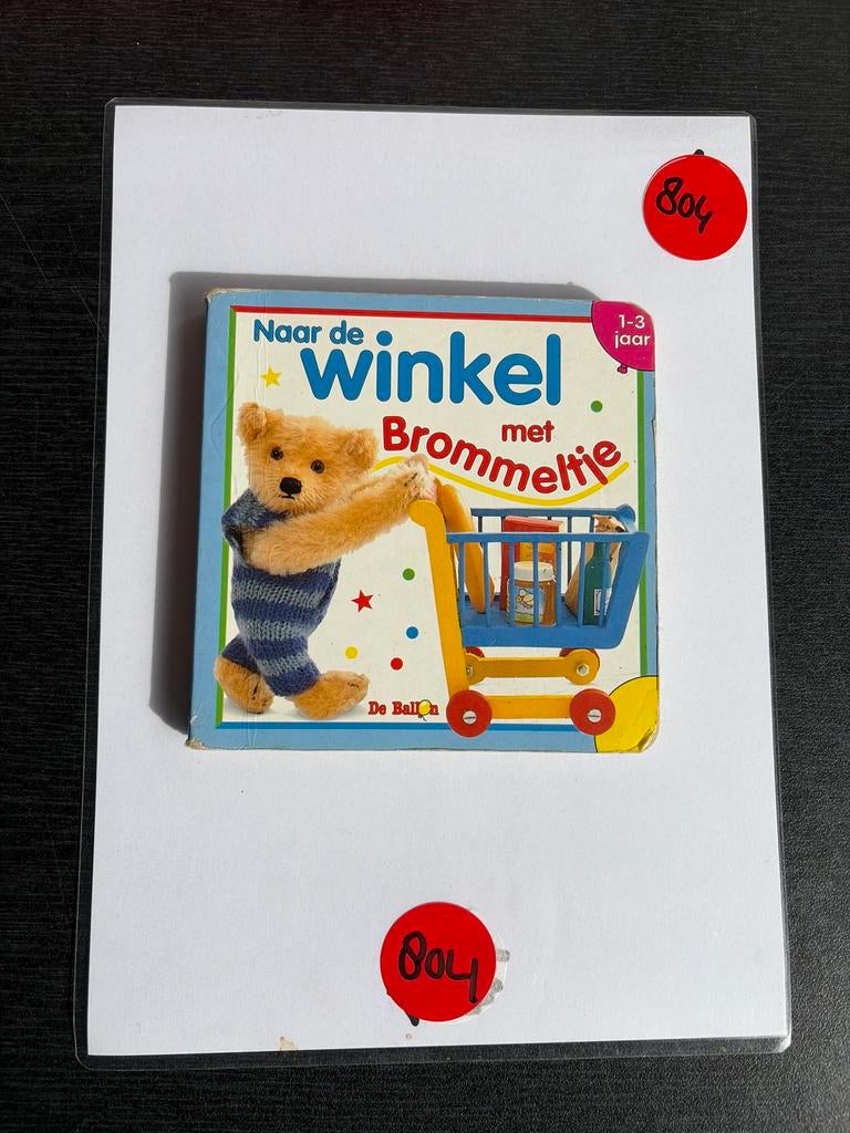 Naar de Winkel met Brommeltje - Kartonboekje, Boeken, Kinderboeken | Baby's en Peuters, Gelezen, 1 tot 2 jaar, Ophalen of Verzenden
