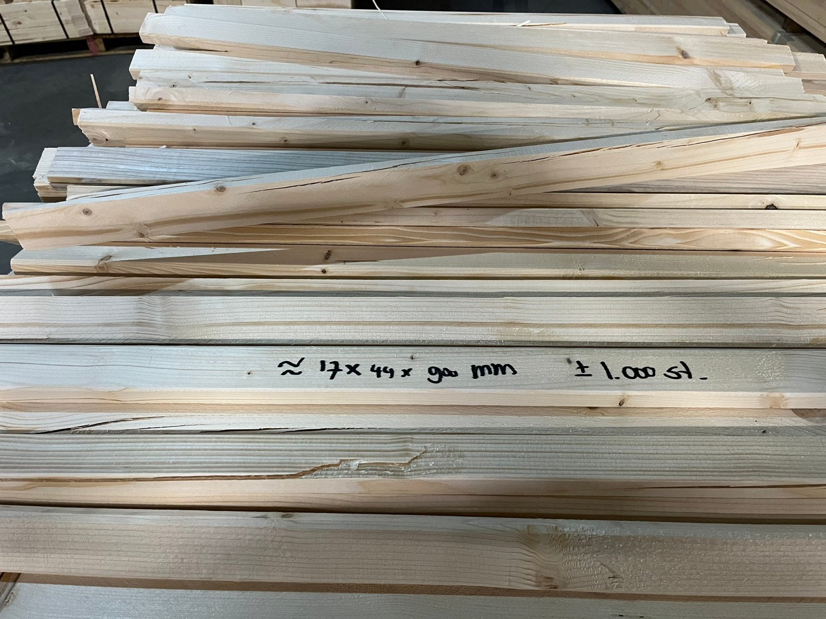 Vuren latjes 1 pallet, Minder dan 3 m³, Ophalen