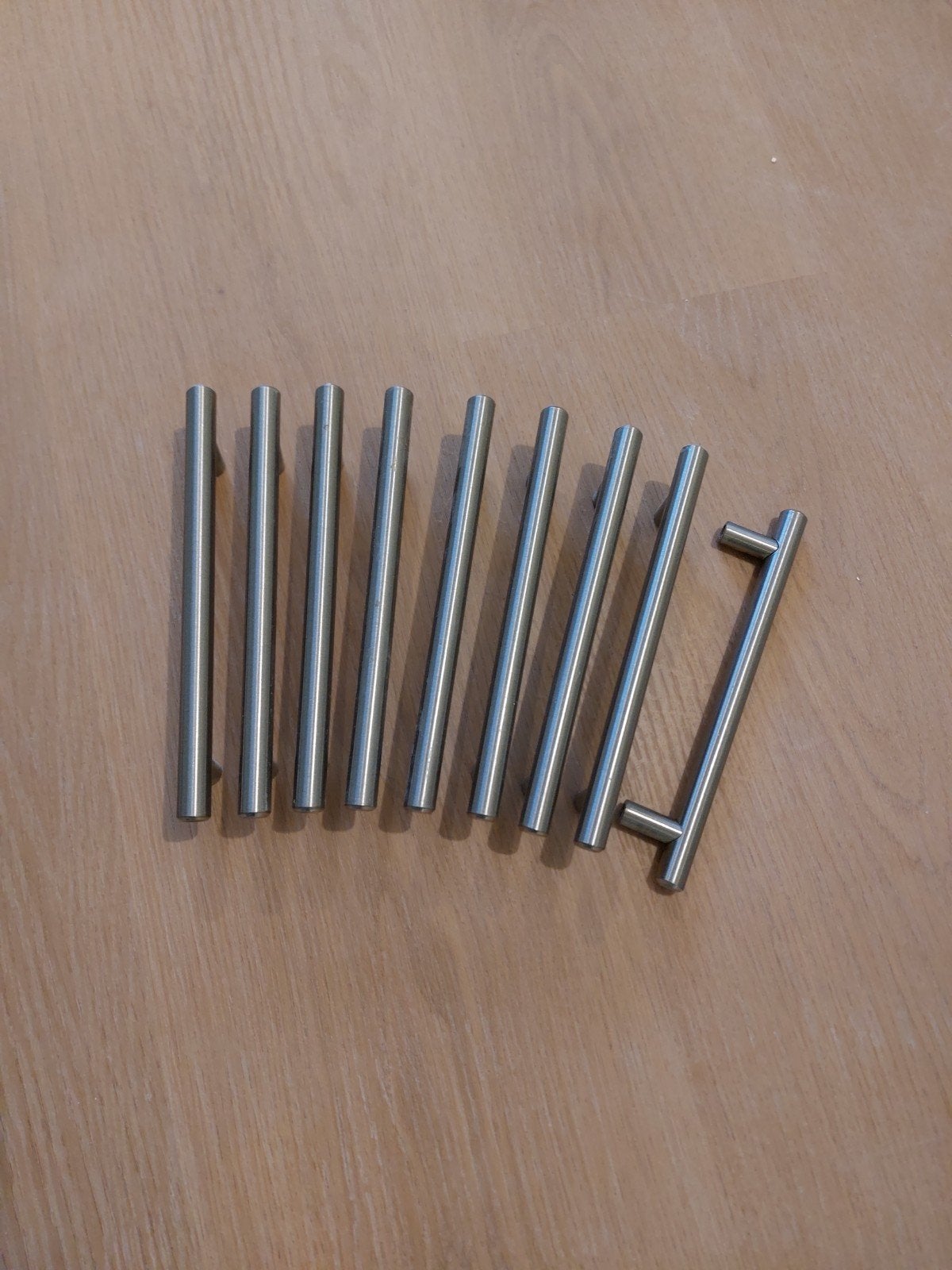 9x handgreep keuken of badkamer, 128mm, Ophalen, Minder dan 25 cm, Minder dan 50 cm, Minder dan 100 cm