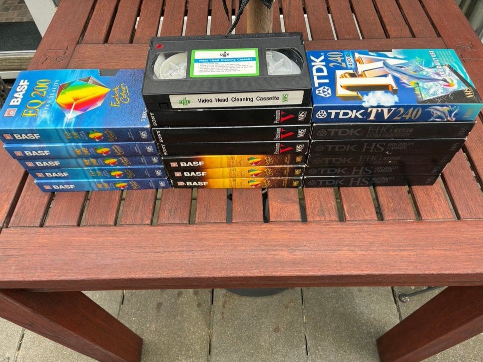 VHS banden en schoonmaakcassette, Ophalen, Gebruikt, Alle leeftijden, Overige genres