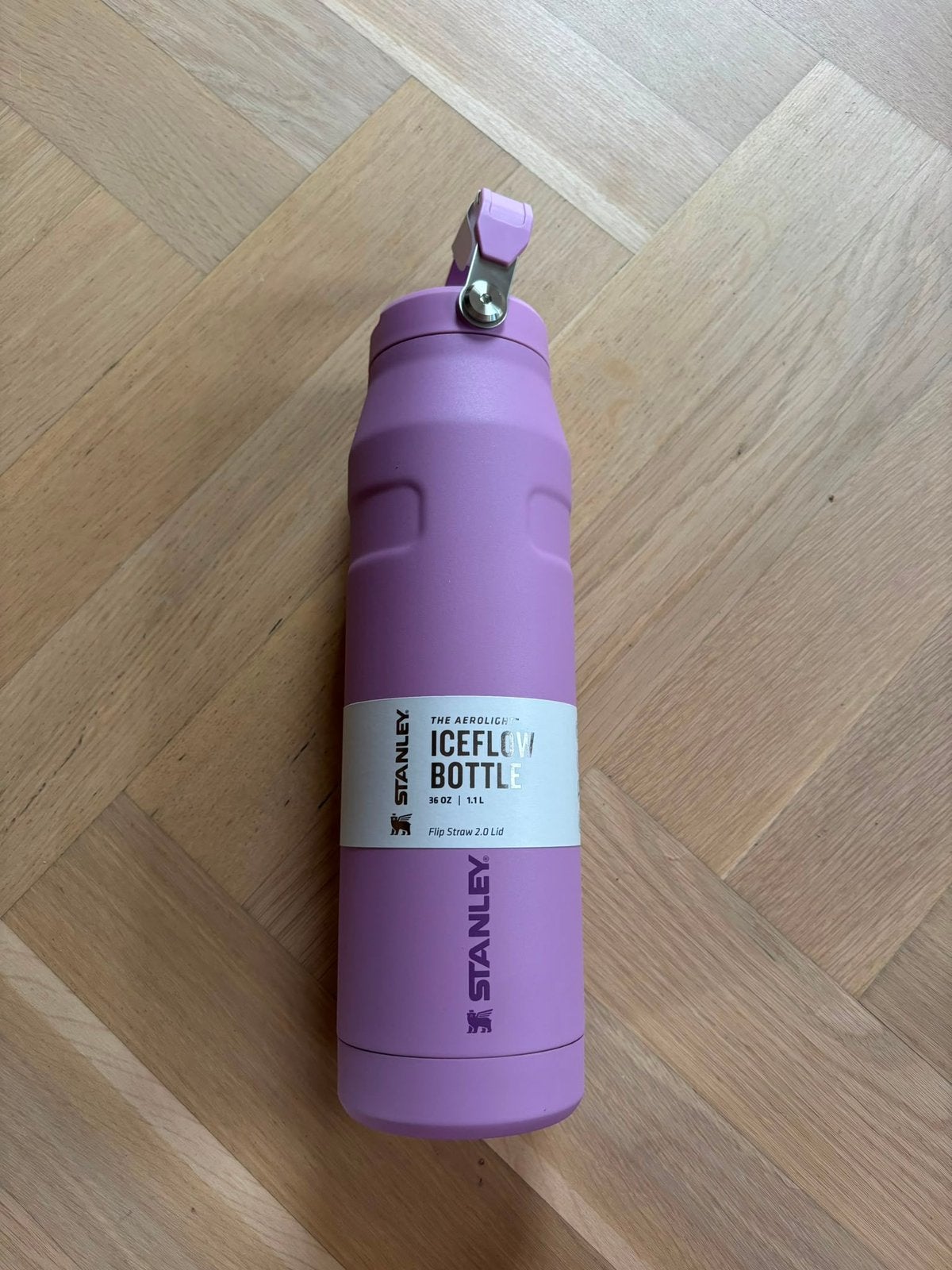 NIEUW! Stanley iceflow bottle beker fles cup 36OZ lila, Ophalen of Verzenden, Nieuw